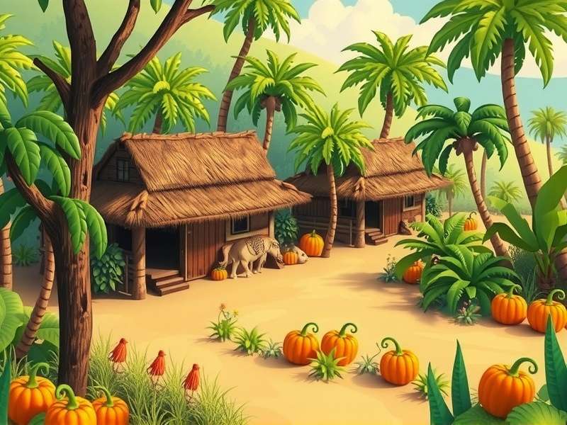 Farm Ville Tropic Escape Indian Farm Scene